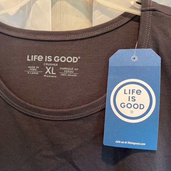 Life Is Good Tops Life Is Good Tank Nwt Size Xl Dark Navy Blue